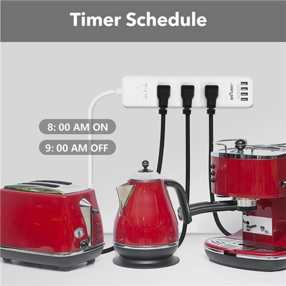 Smart Power Strip Compatible with Smart Plug WiFi Outlets Surge Protector - Picture 4 of 6